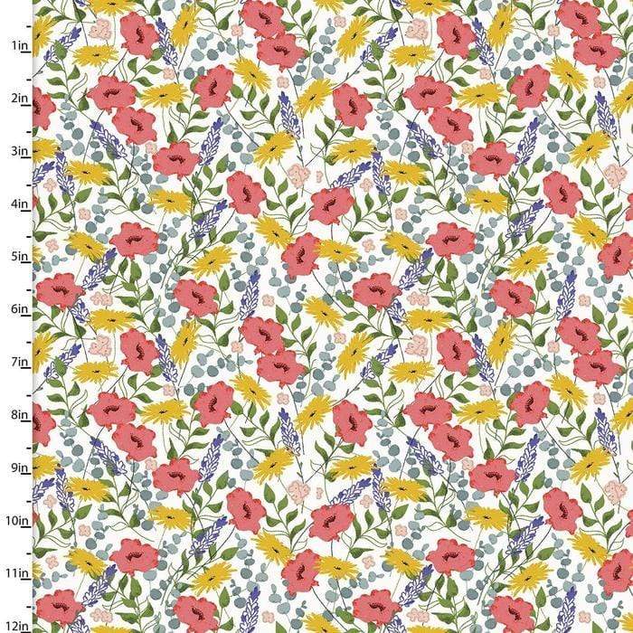 Cat Collar - Bees All Over Floral