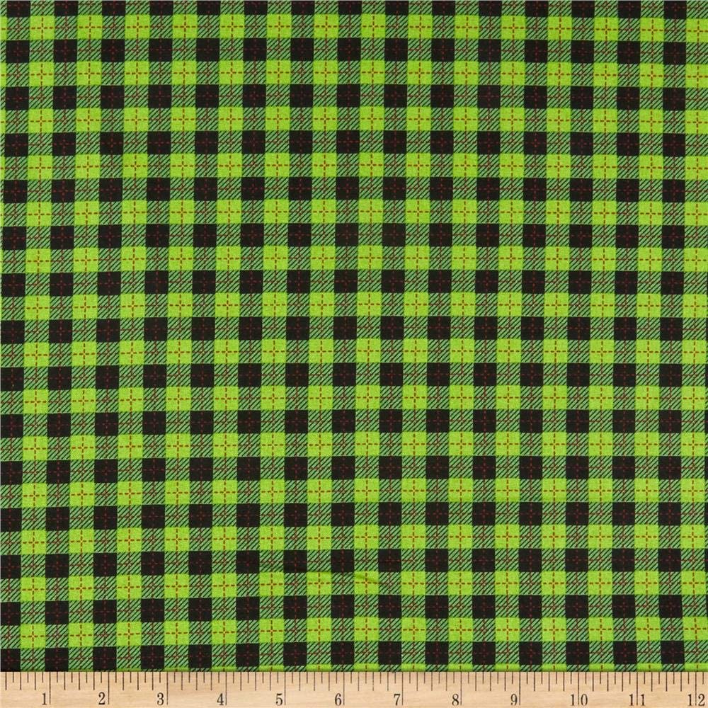 Cat Collar - Buffalo Plaid Green