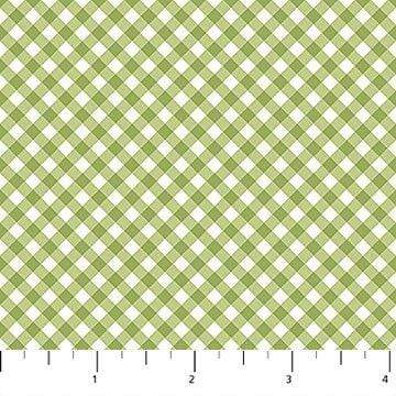 Cat Collar - Gingham Green