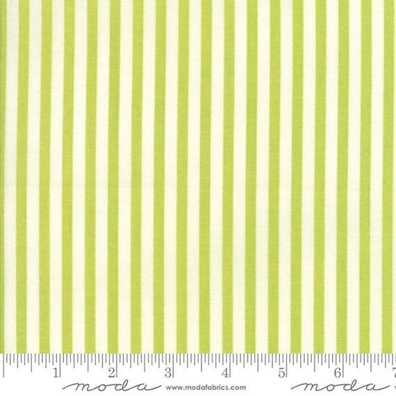 Cat Collar - Lt Green Stripes