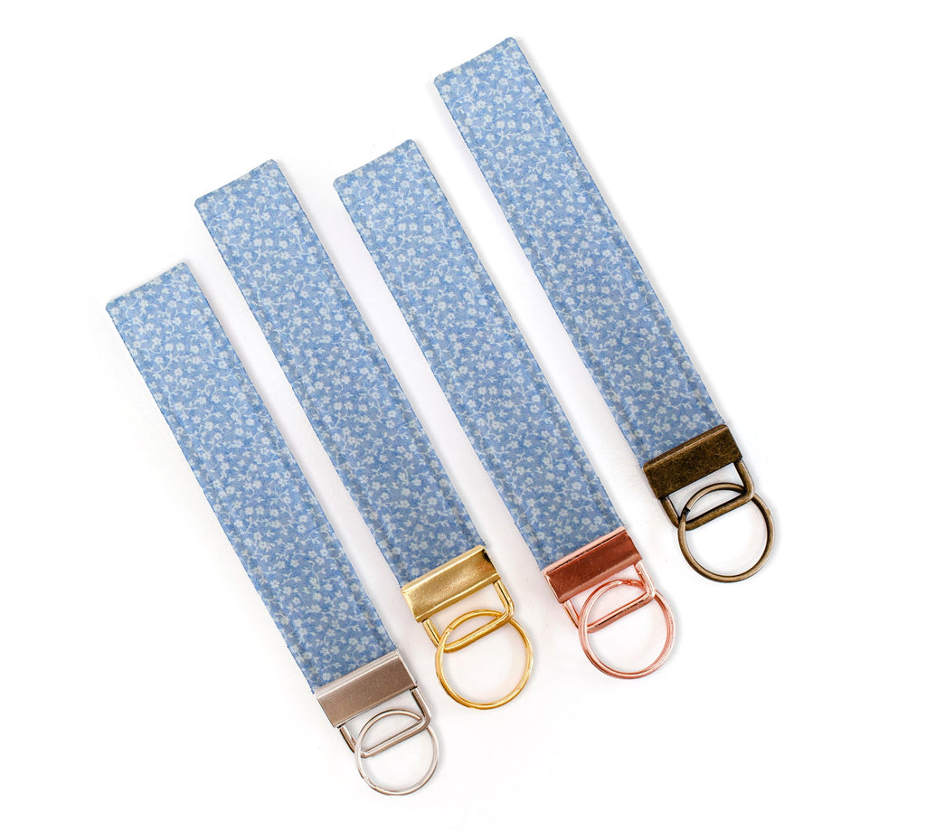 Dog Collar - Blue Floral Vines