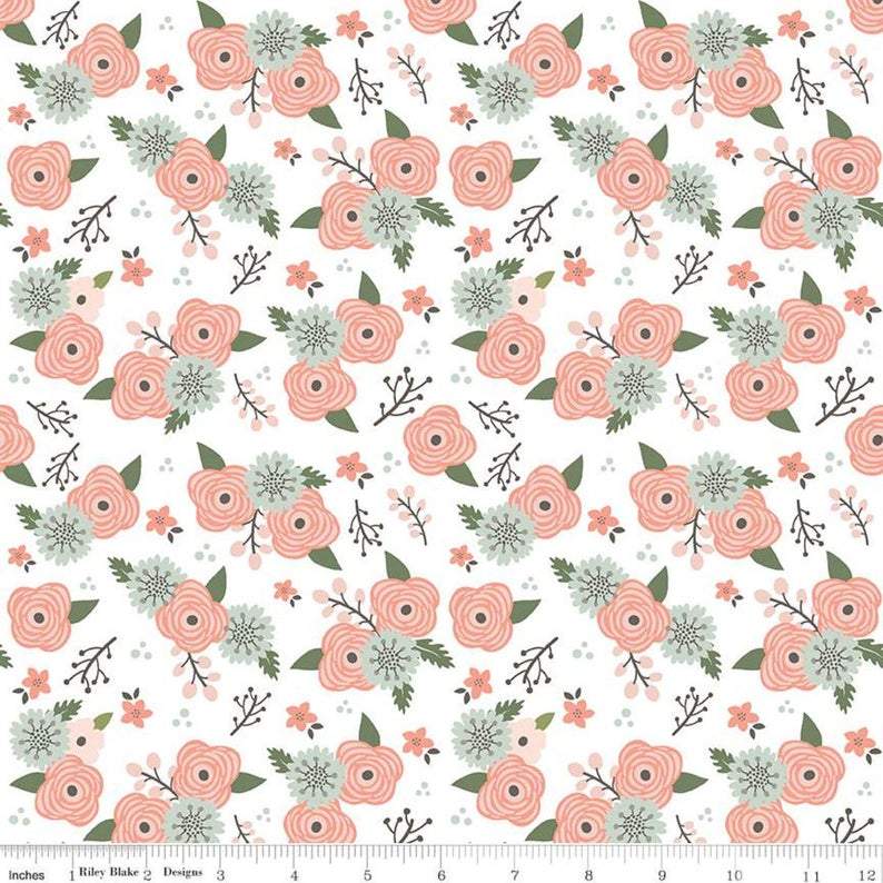 Dog Collar - Blush Floral Country Market
