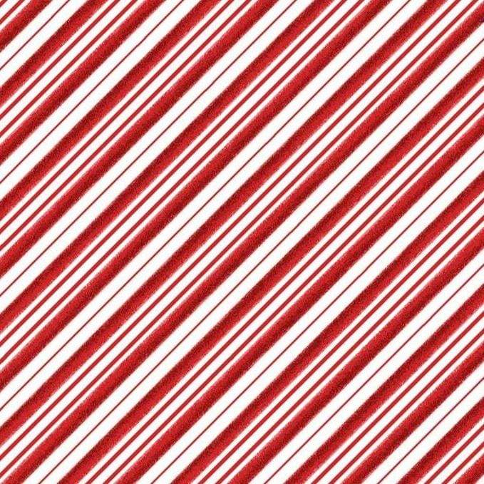 Dog Collar - Candy Cane Red