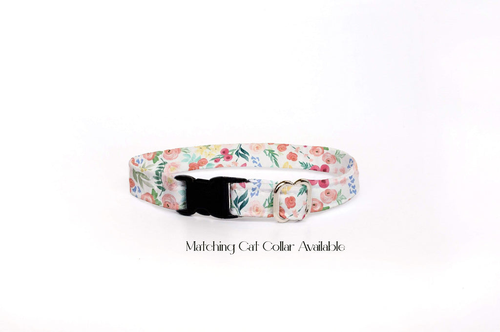 Dog Collar - Floral Market Cream