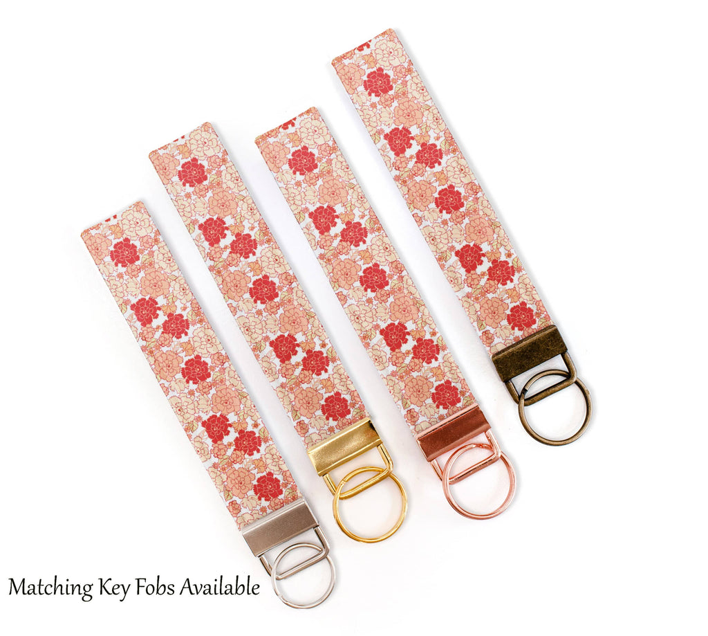 Dog Collar - Garden Delights in Coral