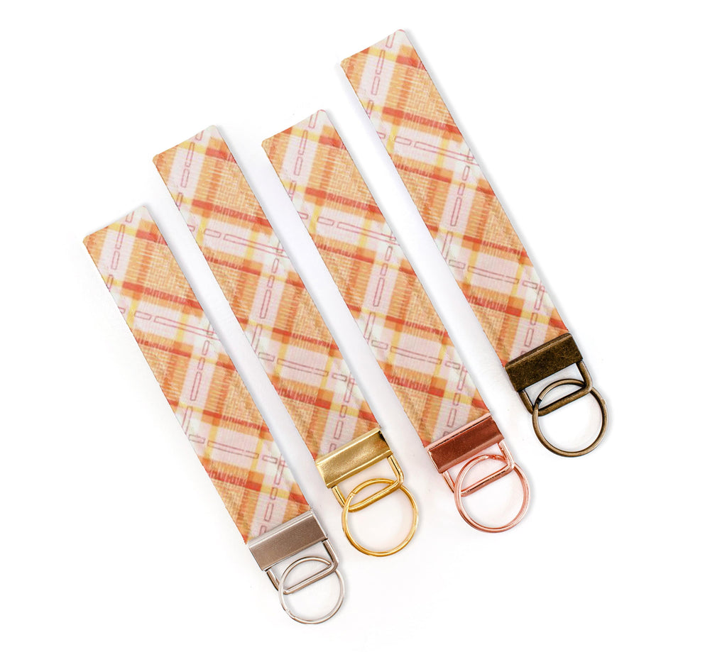 Dog Collar - Orange Plaid
