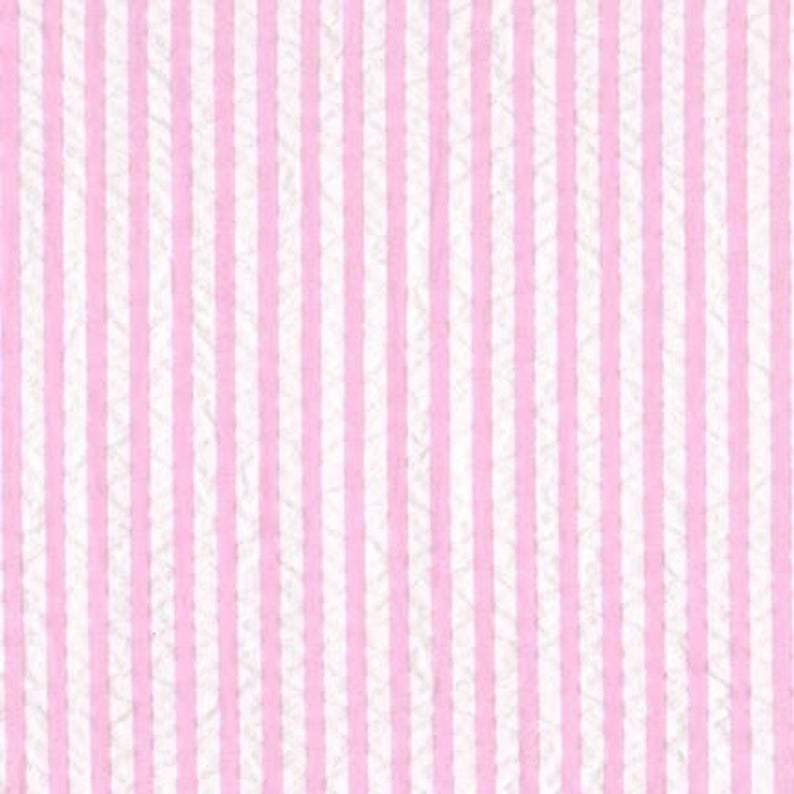 Dog Collar - Pink Seersucker