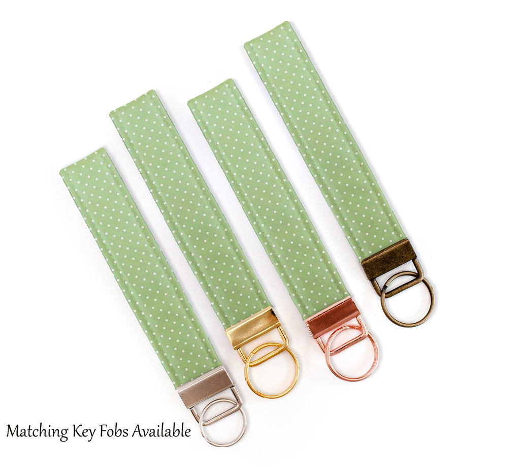 Dog Collar - Polka Dots Green