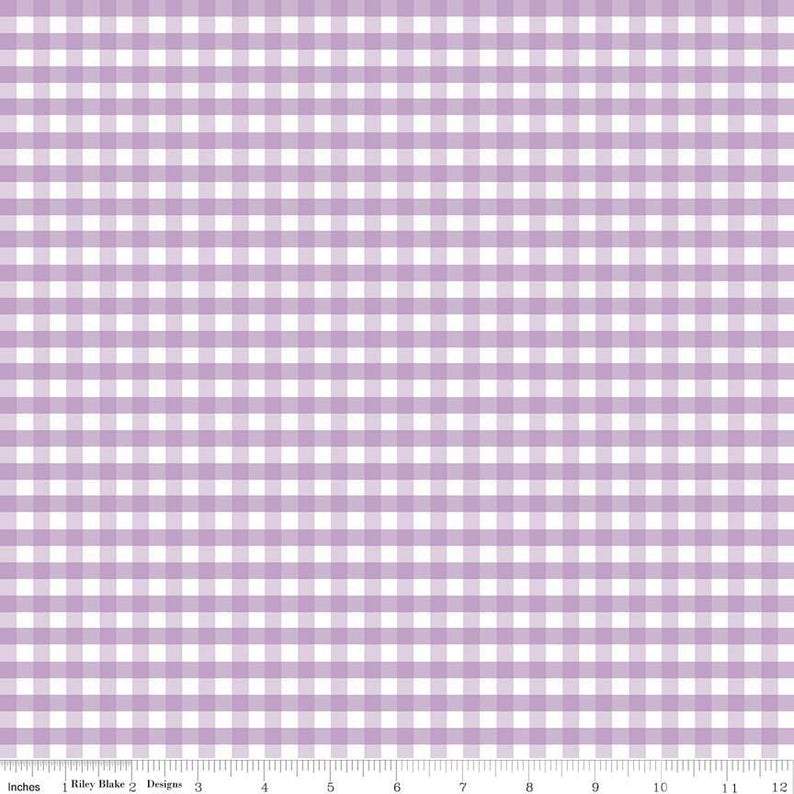 Dog Collar - Purple Gingham